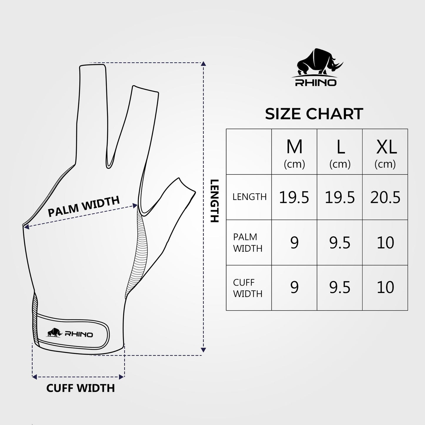 RHINO VOYAGER GLOVE - LEFT HAND