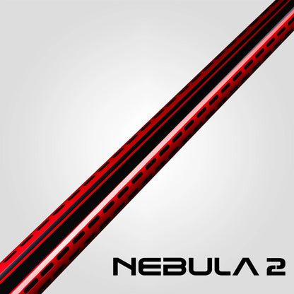 Nebula 2 Pool Cue - Crimson Red - Wrapless