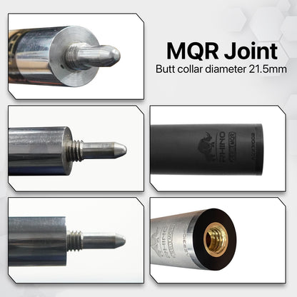 Rhino - 30" / MQR Carbon Pool Cue Single Shaft