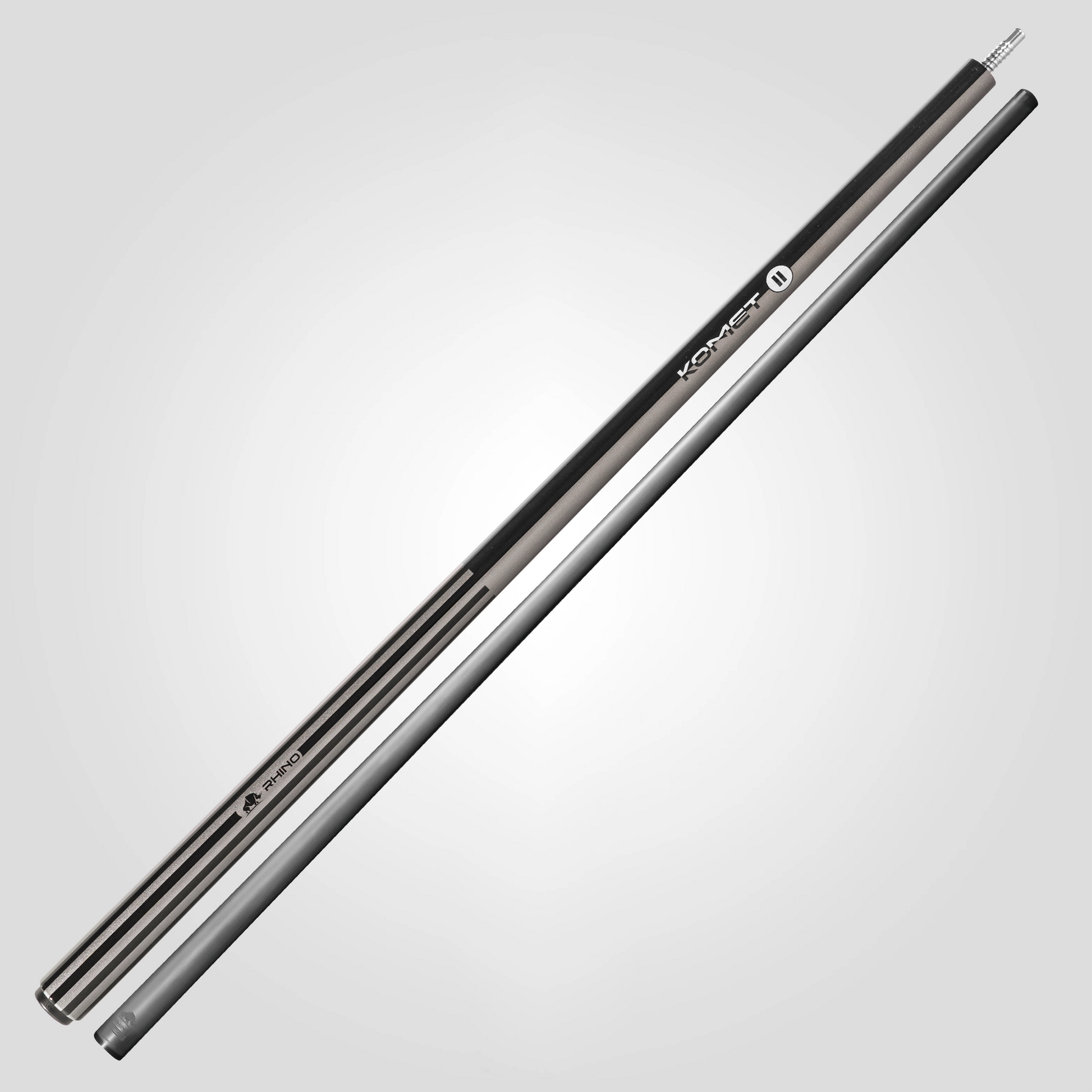 RHINO KOMET II Break Cue - Black & Gray