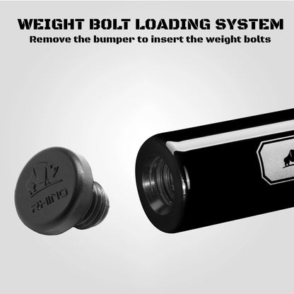 LUMINAX POOL CUE - JET BLACK  - SPORT WRAP