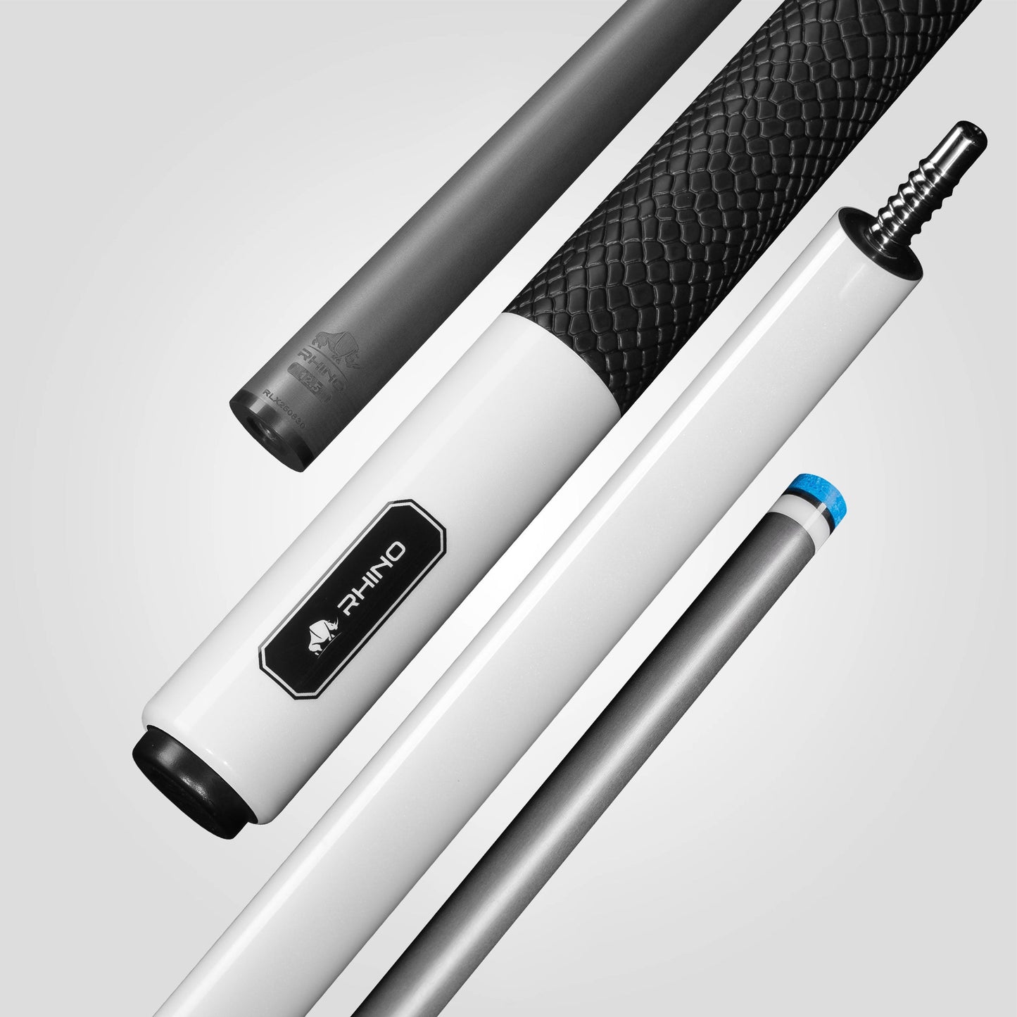 LUMINAX POOL CUE - WHITE PEARL - SPORT WRAP