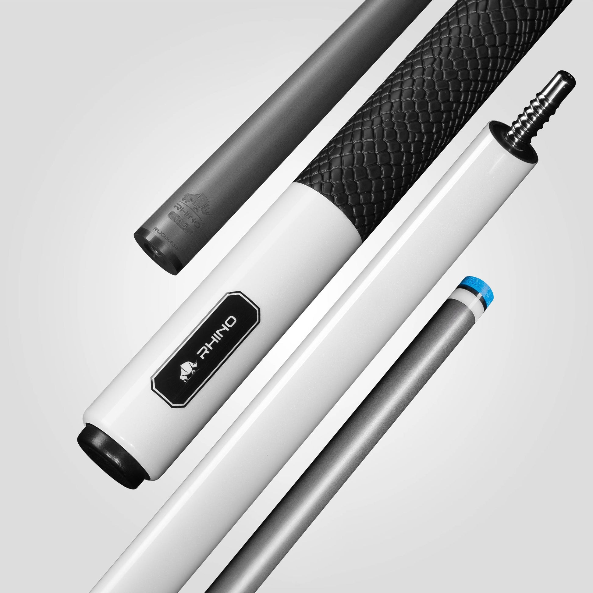 LUMINAX POOL CUE - WHITE PEARL - SPORT WRAP