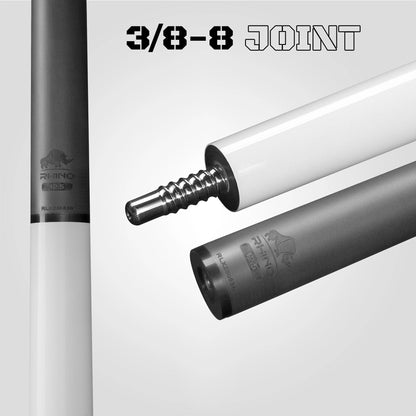 LUMINAX POOL CUE - WHITE PEARL - SPORT WRAP